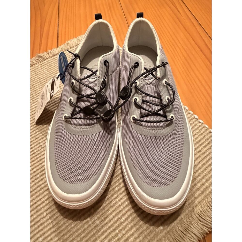 COLUMBIA BONEHEAD PFG Blood 'N Guts Gray Mesh Sneaker Shoes~Mens 8~NEW/NWT